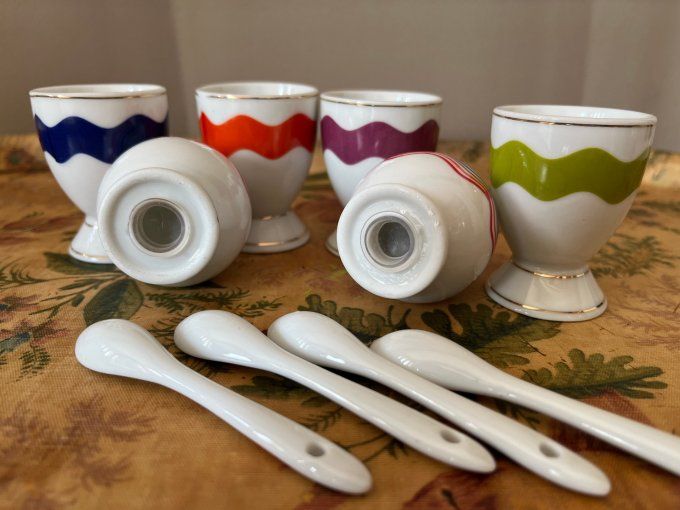 Service à œufs à la coque 10 pièces en porcelaine – Neuf