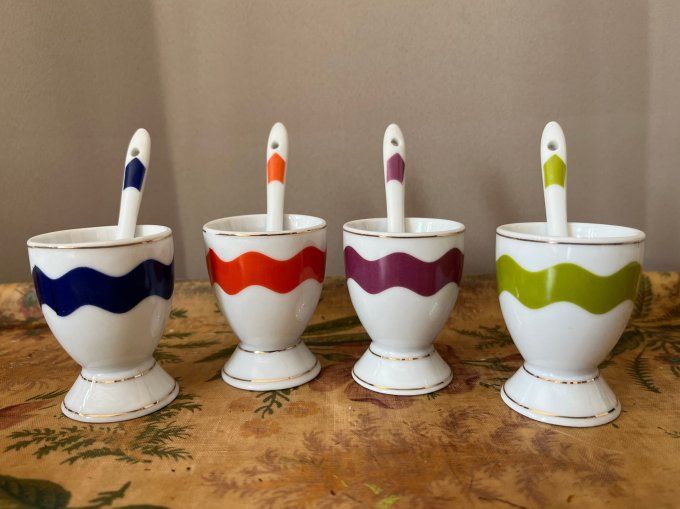 Service à œufs à la coque 10 pièces en porcelaine – Neuf