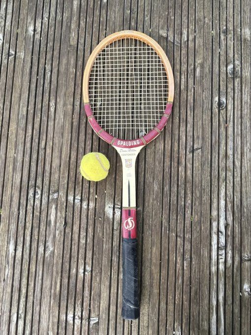spalding raquette de tennis vintage spalding Dennis Ralston contender