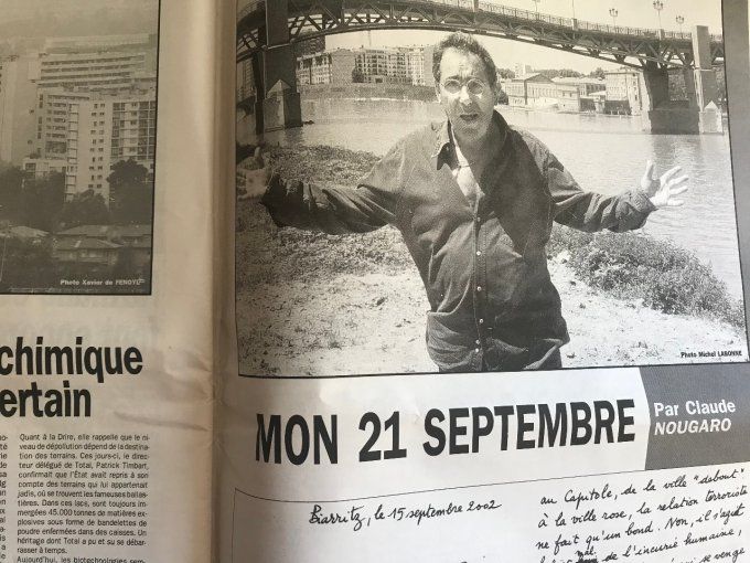 Supplément de la Dépêche du Midi sur le 21 septembre 2001, Explosion de l'AZF à Toulouse