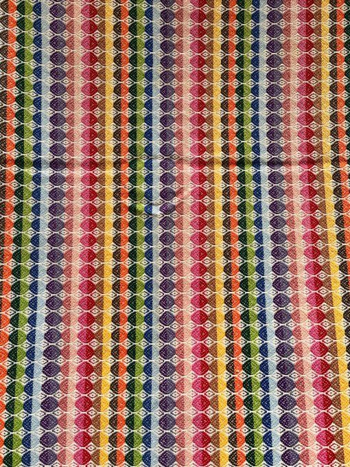 Tissu multicolore épais, pour nappe, tapis enfant, création Dy ou recouvrir votre canapé