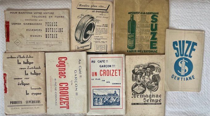 TRÈS RARE ! 8 Livrets / Programmes Officiels du Grand Prix de l'Albigeois (Automobile & Motocycliste