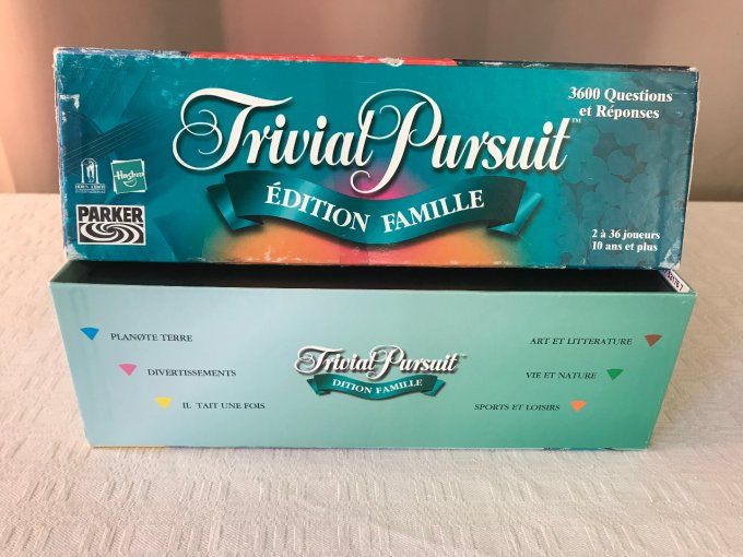 Trivial Pursuit, édition famille, Jeu de société Parker, édition 1999