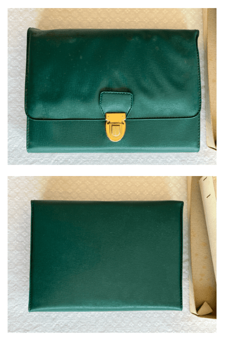 Trousse de toilette de voyage pliable, vintage