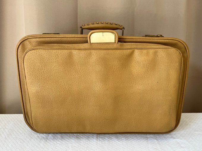 Valise Gamet vintage à double compartiment avec trousse de toilette, Années 50/60