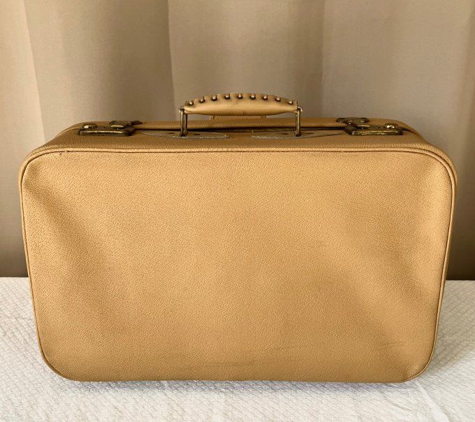 Valise Gamet vintage à double compartiment avec trousse de toilette, Années 50/60