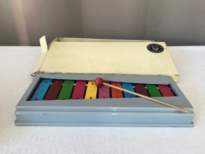 Xylophone Vintage, Van de Velde Tours, instrument de musique,enfant,