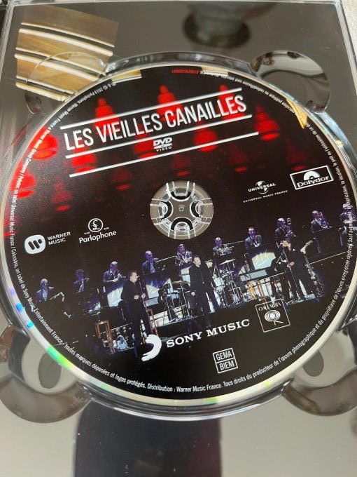 Coffret, L'album Live,  2 CD et 1 DVD reprenant le concert des Vieilles Canailles