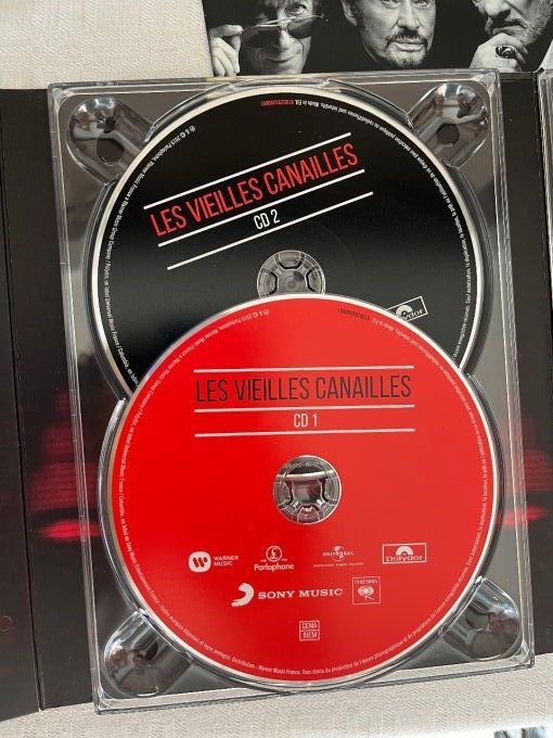 Coffret, L'album Live,  2 CD et 1 DVD reprenant le concert des Vieilles Canailles