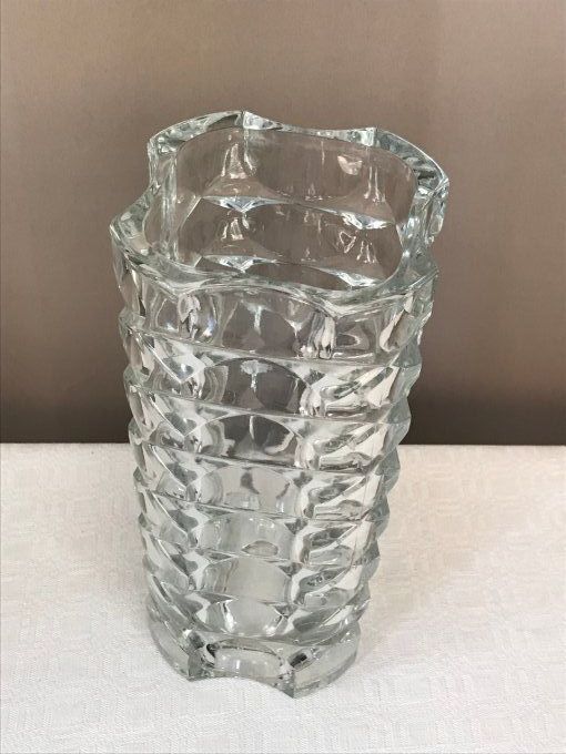 Grand vase en verre iconique “Windsor “  Vintage