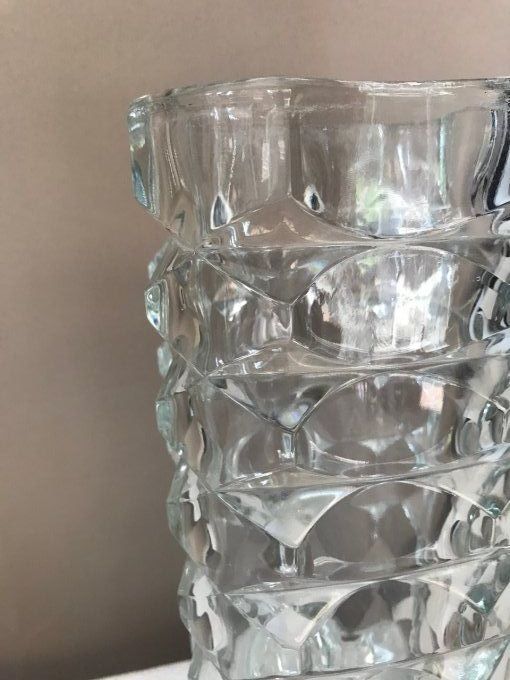 Grand vase en verre iconique “Windsor “  Vintage