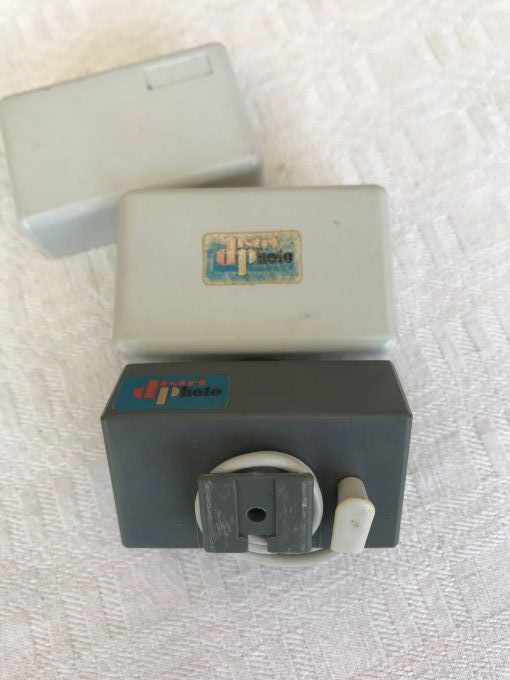 2 Boites de 3 Flashcube Philips + Adaptateur de flash pour appareil photo, Vintage