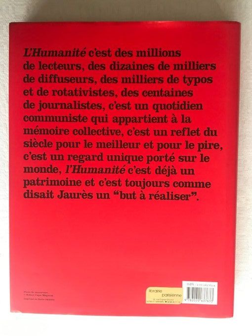 Livre, Un siècle de l'Humanité,  1904 - 2004 Bernard Chambaz