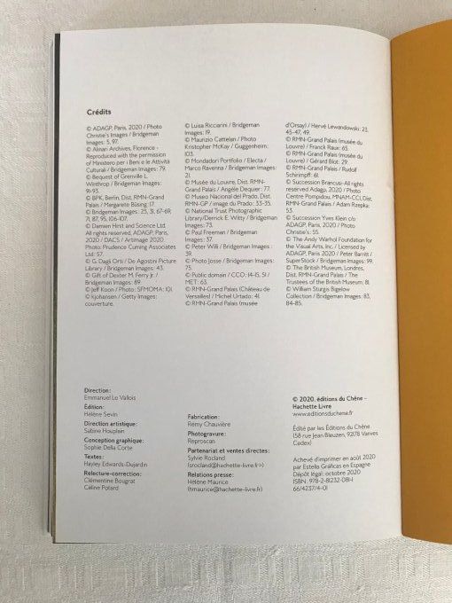 Livre, Or : de Toutânkhamon à Andy Warhol : une couleur à (re)découvrir en 40 notices.