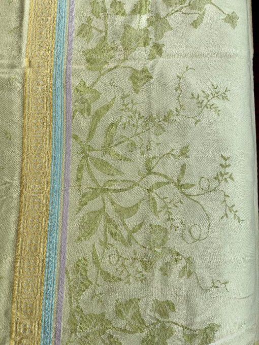 Nappe Françoise Saget et 8 serviettes, en coton