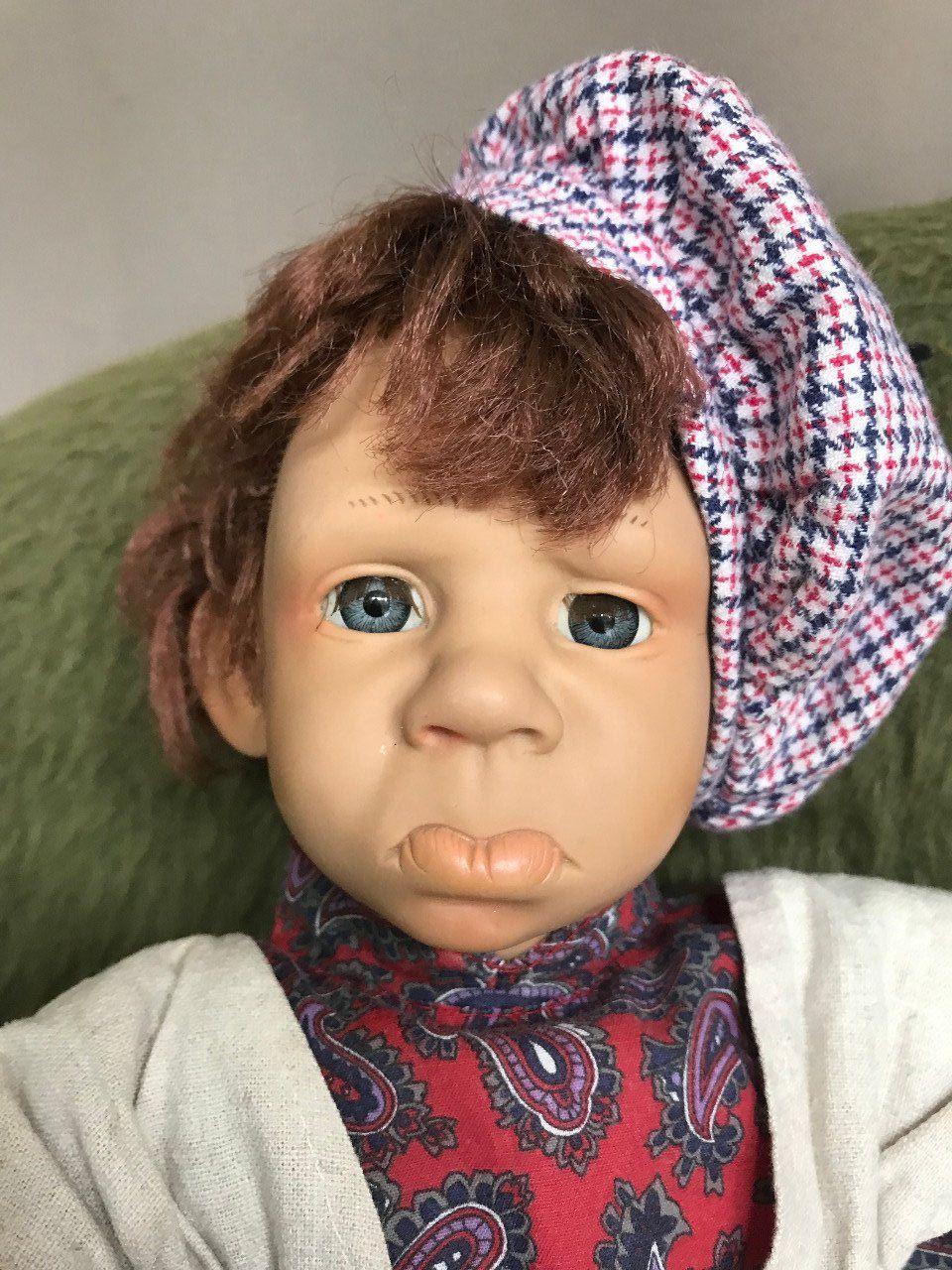 Poupon Bébé Garçon Simba Vintage - Poupée Ancienne Jouet Rétro, Occasion, Idéal Pour Collection Ou Décoration
