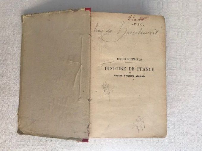 Ancien livre, Histoire de France et notions d'histoire générale, C. S. Viator, Début XX°