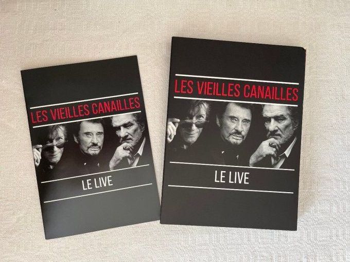 Coffret, L'album Live,  2 CD et 1 DVD reprenant le concert des Vieilles Canailles