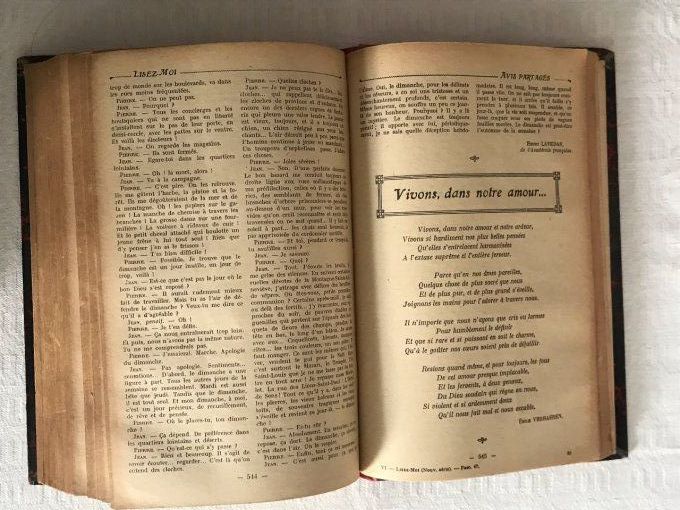 Livre, Lisez-moi, VI 1924, La Bibliothèque idéale. Magazine littéraire