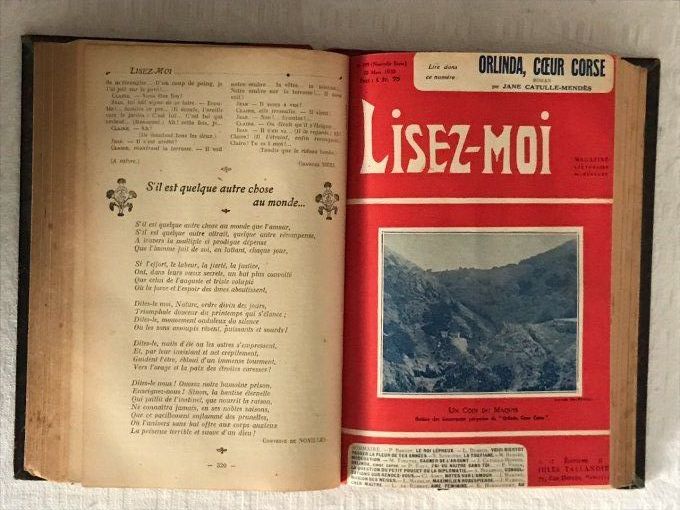 Livre, Lisez-moi, XXIV 1930, La Bibliothèque idéale. Magazine littéraire