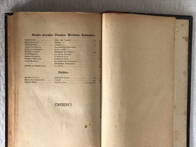 Livre, Lisez-moi, XXIV 1930, La Bibliothèque idéale. Magazine littéraire