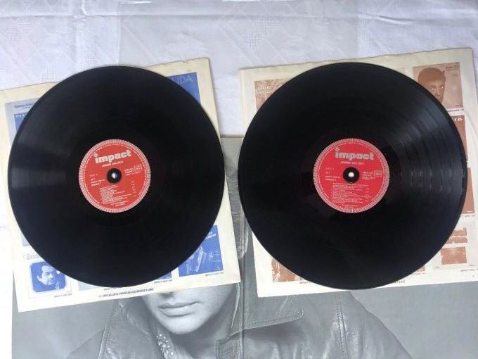 Double disque vinyl johnny hallyday 6995 109, 1977