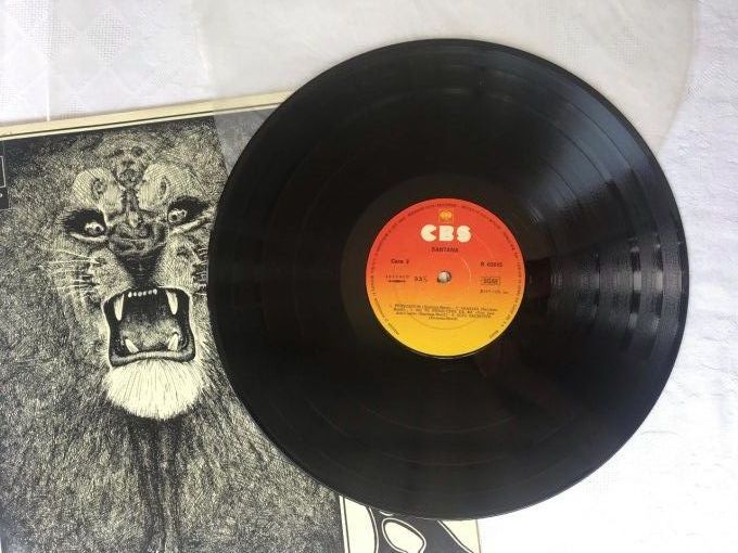 Disque vinyle Santana ‎–  Label: CBS ‎– S 63815, 1970